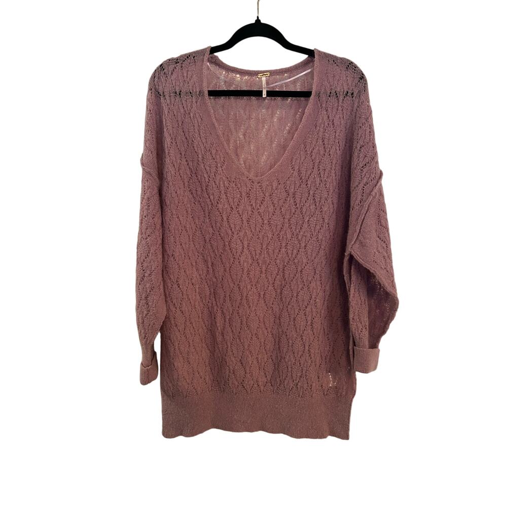 Free People Lavender Wool Blend oversized sweater, Size M